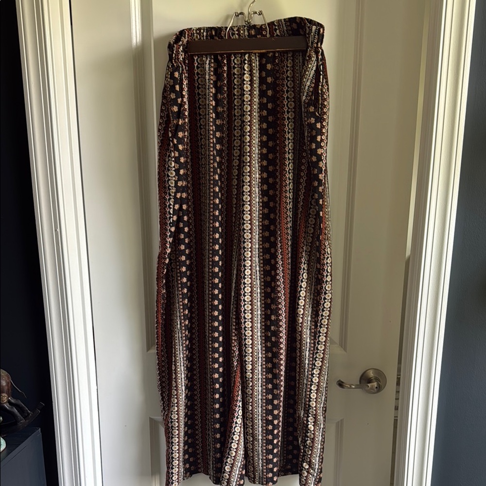 SHEIN Bohemian Wide Leg Pants